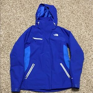 Blue north face jacket
